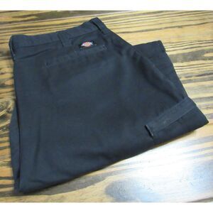 Dickies Men's Loose Fit Cargo Work Shorts - Size 36 - Black